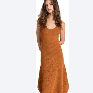 ALC nicky carlota crochet midi dress: L